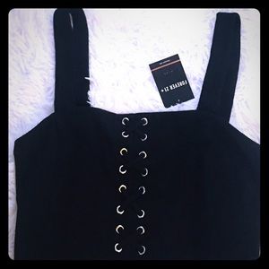 Forever 21 Plus lace up top NWT size 0X